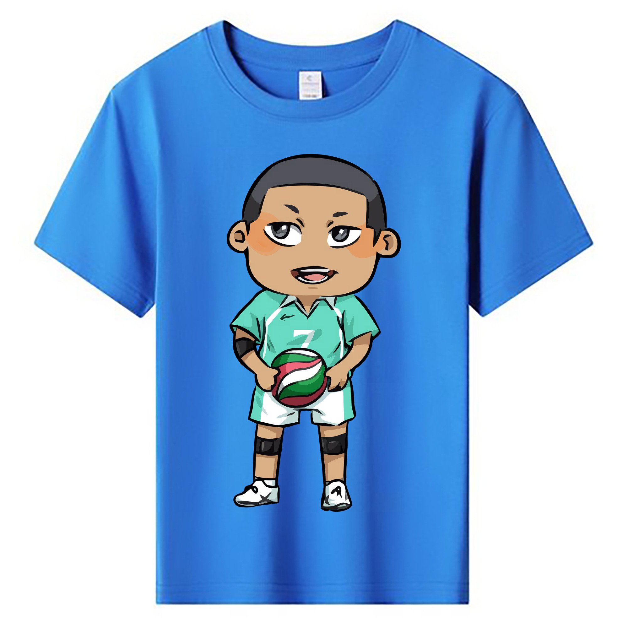 （画像用） ハイキュー!! Haikyu!! 綿100％キッズTシャツ（フロントプリント）
